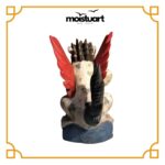 Balinese Lion Wooden Statue - Image 3