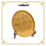OM Symbol Teak Wood Display