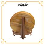 OM Symbol Teak Wood Display - Image 2