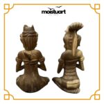 Balinese Ceremony Couple Statue - Image 2